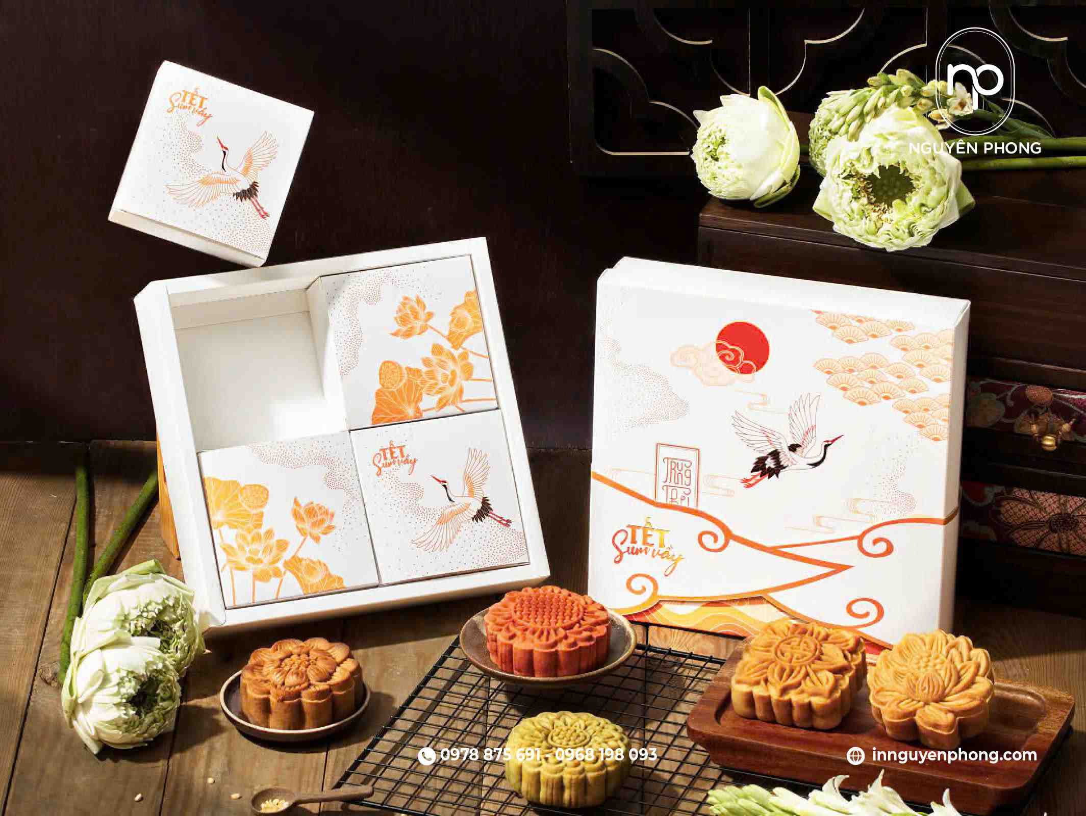 Mẫu hộp bánh trung thu truyền thống 